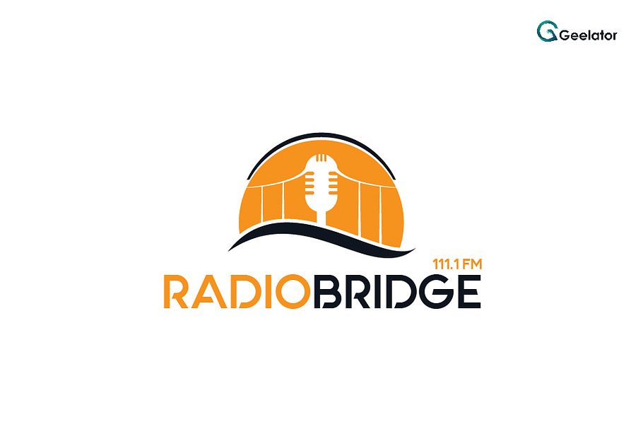 Radio Bridge Logo Template