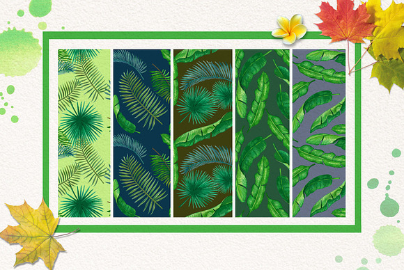 Palm and Banana Leaves Patterns in Patterns - product preview 3