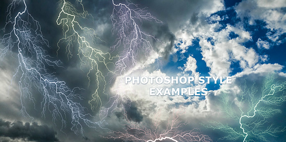 102 Lightning Brushes in Photoshop Brushes - product preview 4