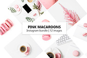 Pink macaroons Instagram bundle