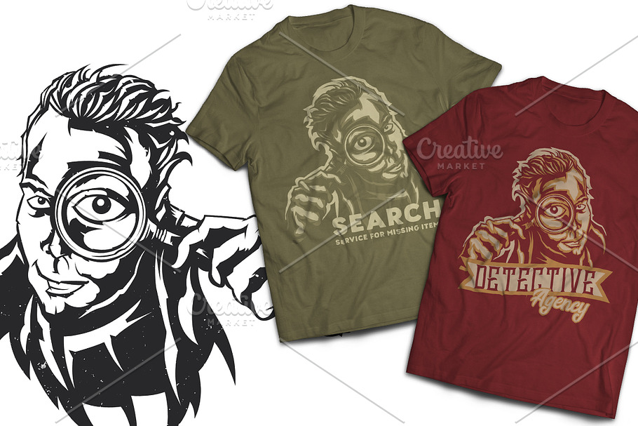 Search T-shirts And Poster Labels in Illustrations - product preview 8