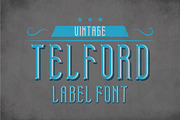 Telford Vintage Label Typeface
