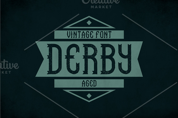 Derby Vintage Label Typeface in Display Fonts - product preview 2