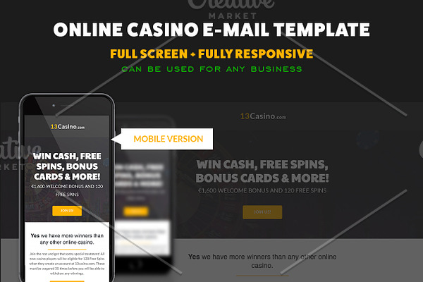 Casino Responsive Email Template