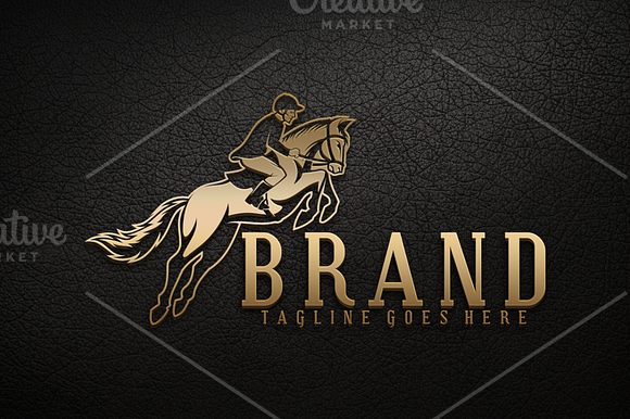 Horse Racing Logo in Logo Templates - product preview 1