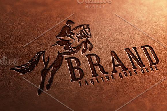 Horse Racing Logo in Logo Templates - product preview 2
