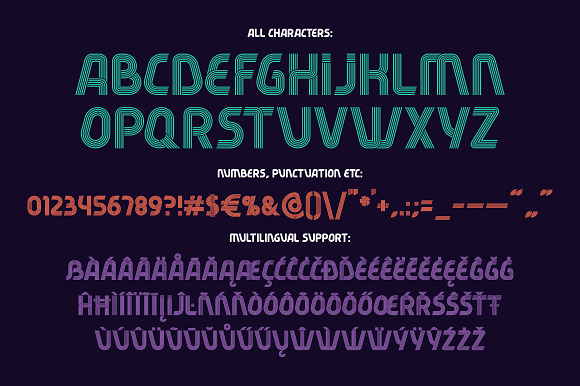 Fiver 5 fonts family in Display Fonts - product preview 5