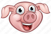 Pig Cartoon Character