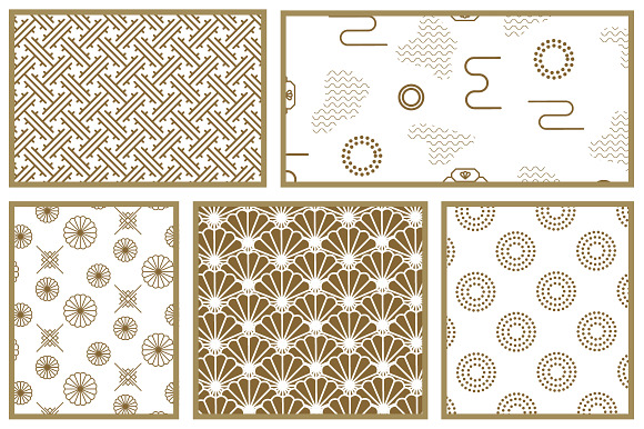 Japanese Vector Patterns in Patterns - product preview 3