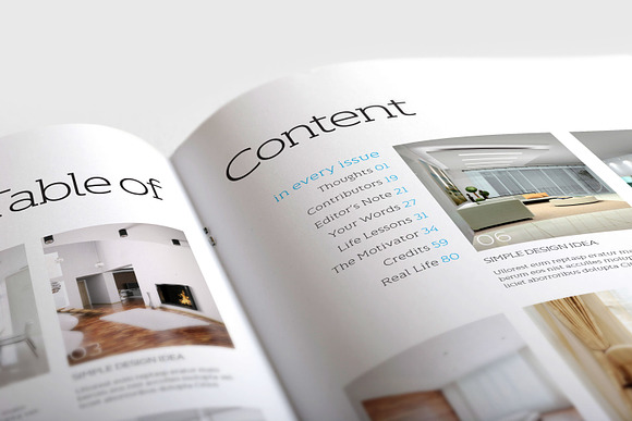A4/Letter 40 Page Mgzn Tmplt (V.1) in Magazine Templates - product preview 1