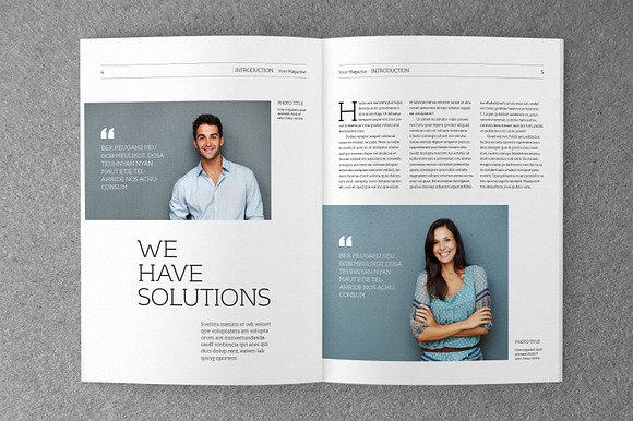 A4/Letter 40 Page Mgzn Tmplt (V.1) in Magazine Templates - product preview 2