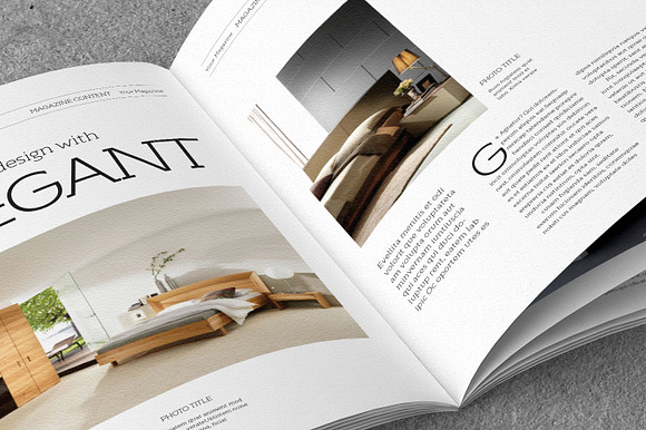 A4/Letter 40 Page Mgzn Tmplt (V.1) in Magazine Templates - product preview 4