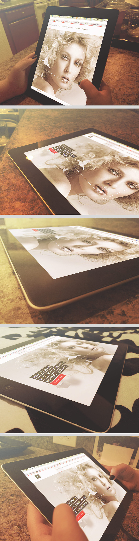 Ipad Mock-Up Template in Product Mockups - product preview 1
