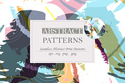 Abstract brush strokes patterns