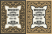 Whiskey label design
