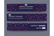 line pattern banner design