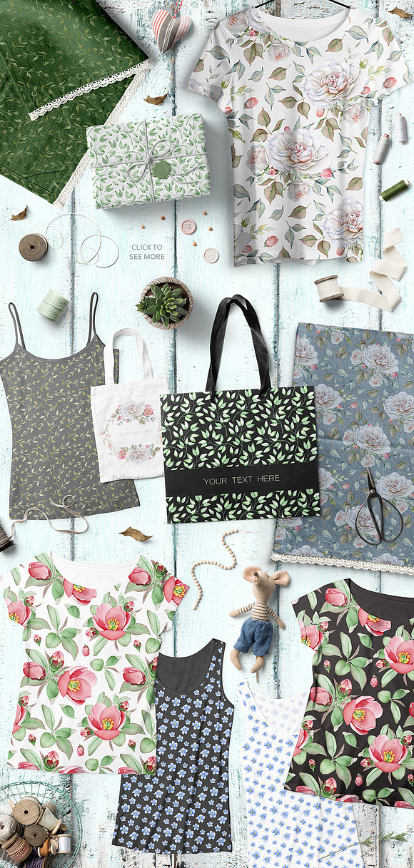 15% OFF Watercolor Floral Collection in Illustrations - product preview 9