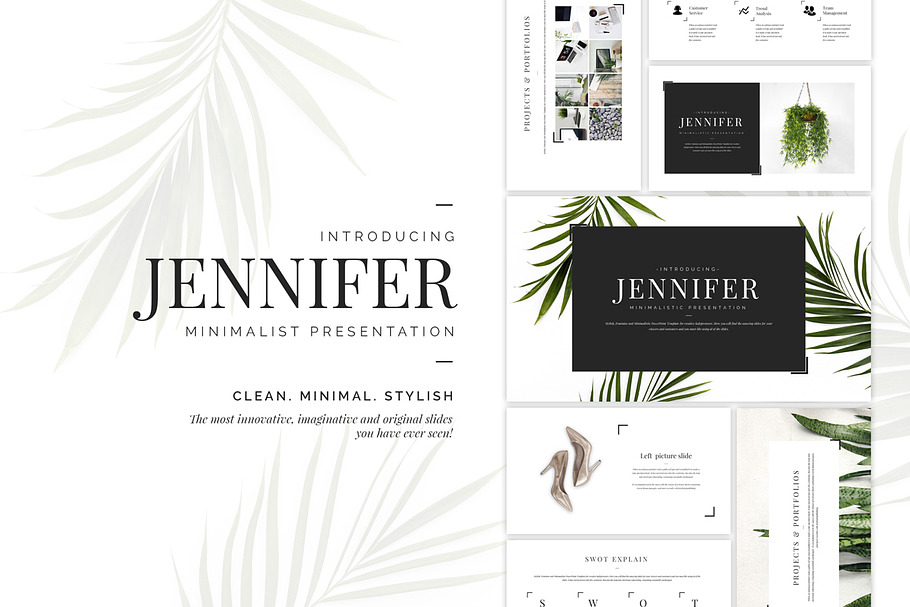 JENNIFER Minimalist Presentation in PowerPoint Templates - product preview 8