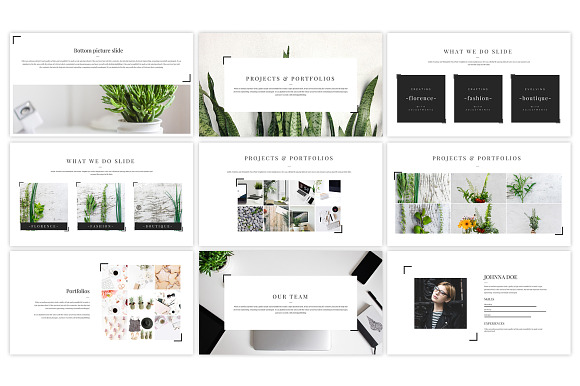 JENNIFER Minimalist Presentation in PowerPoint Templates - product preview 2