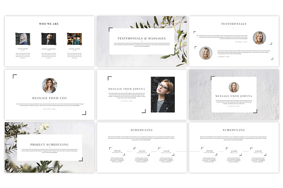 JENNIFER Minimalist Presentation in PowerPoint Templates - product preview 3