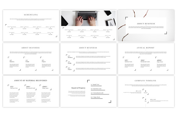 JENNIFER Minimalist Presentation in PowerPoint Templates - product preview 4