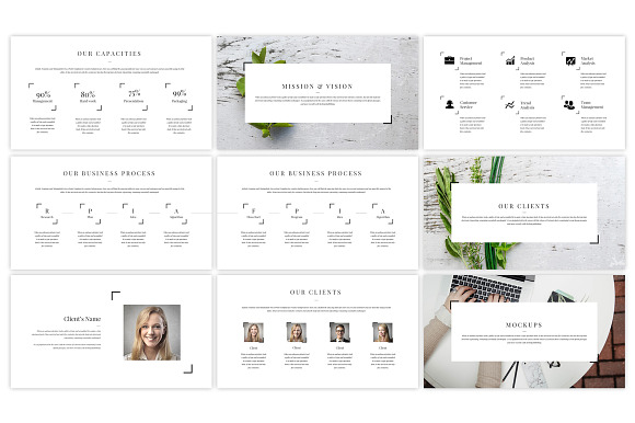 JENNIFER Minimalist Presentation in PowerPoint Templates - product preview 6