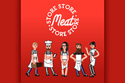 Meat store concept