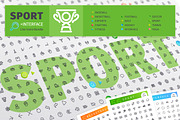 Sport 700+ Line Icons Bundle