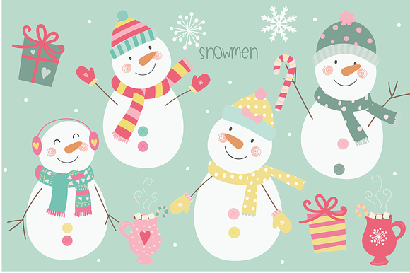 Winter fun in Illustrations - product preview 1