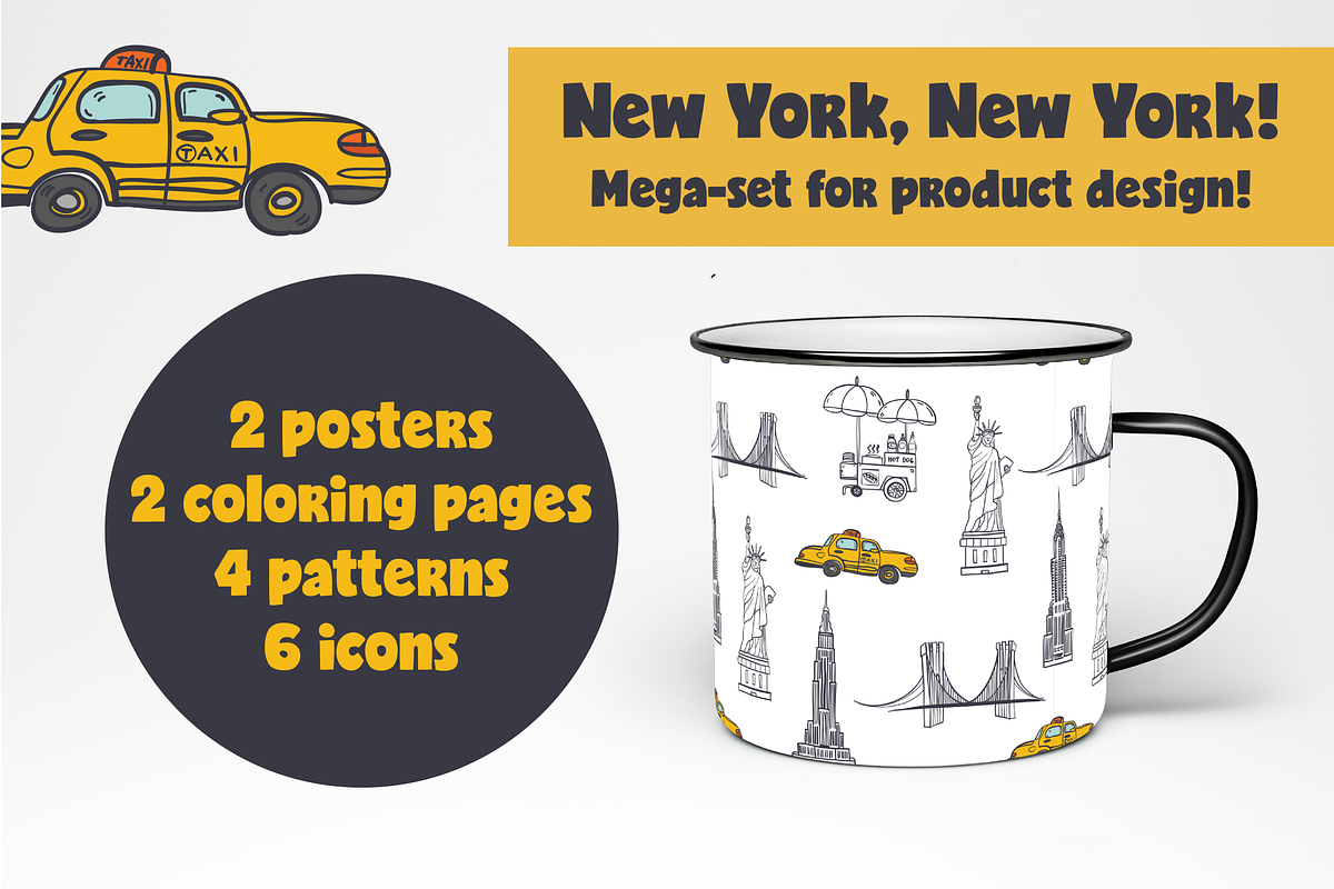 New York, New York! in Illustrations - product preview 8