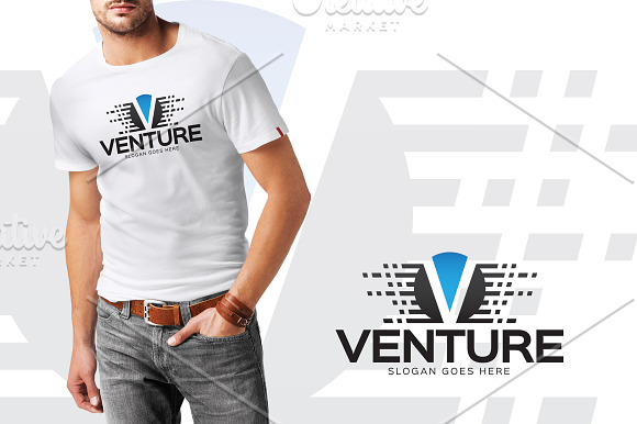 Letter V Logo in Logo Templates - product preview 2