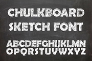 Chulkboard sketch font