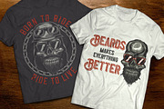 Biker skull t-shirts and posters