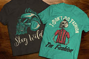 Hipster t-shirts and posters