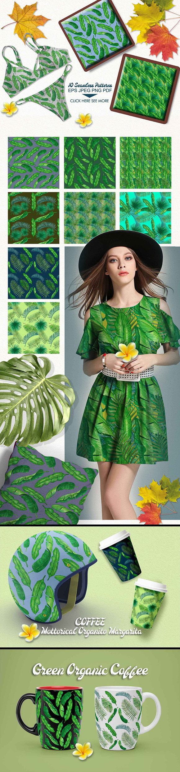 Palm and Banana Leaves Patterns in Patterns - product preview 6