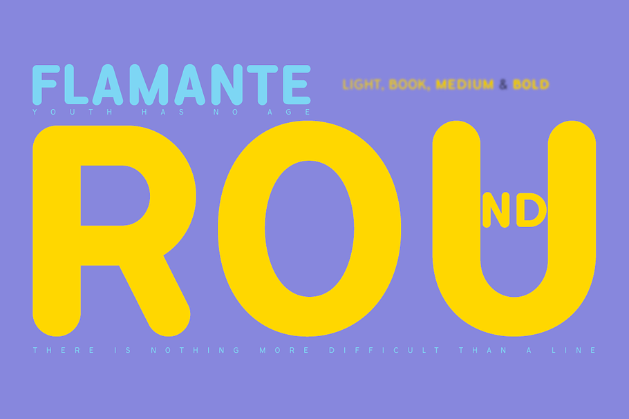 Flamante Round 8 Fonts
