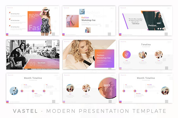 Vastel - Modern Presentation in PowerPoint Templates - product preview 2