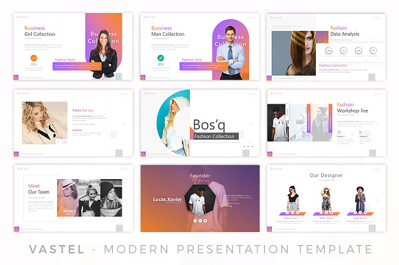 Vastel - Modern Presentation in PowerPoint Templates - product preview 3