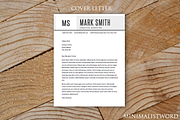 Minimal Cover Letter Template