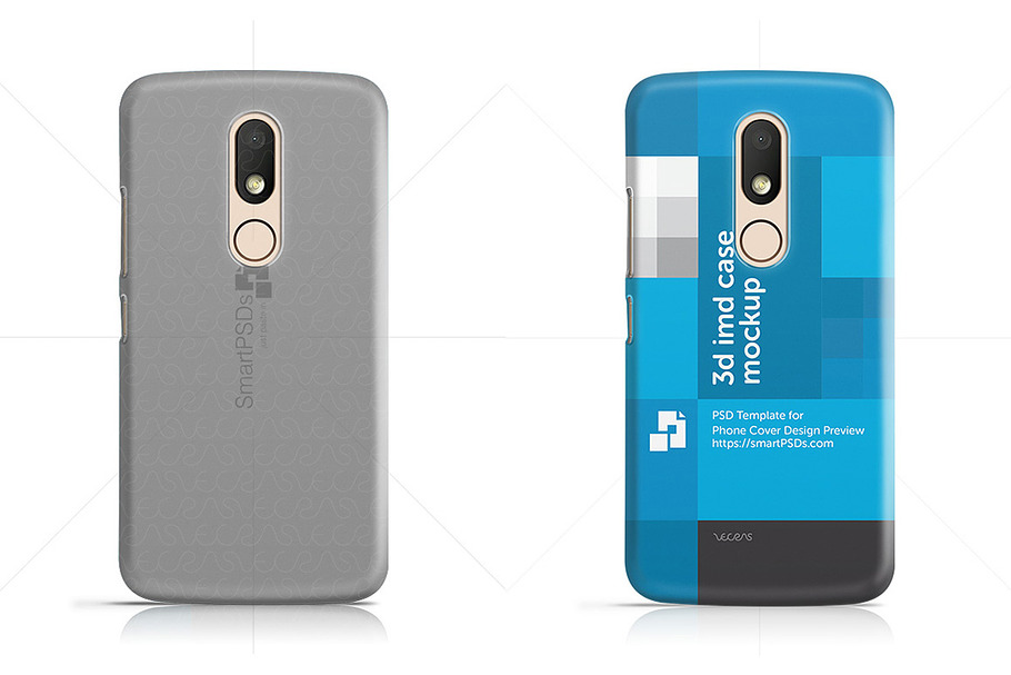 Motorola Moto M 3d IMD Mobile Case  in Product Mockups - product preview 8