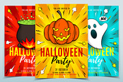 Halloween Party Flyers Templates