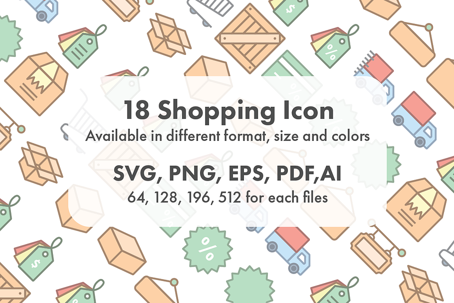 Shopping Icon Set in Credit Card Icons - product preview 8