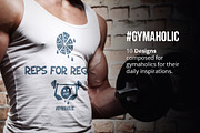 Gymholic & Fitness Print Design Pack