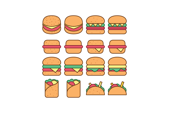 Food Icon Set in Japanese Icons - product preview 1