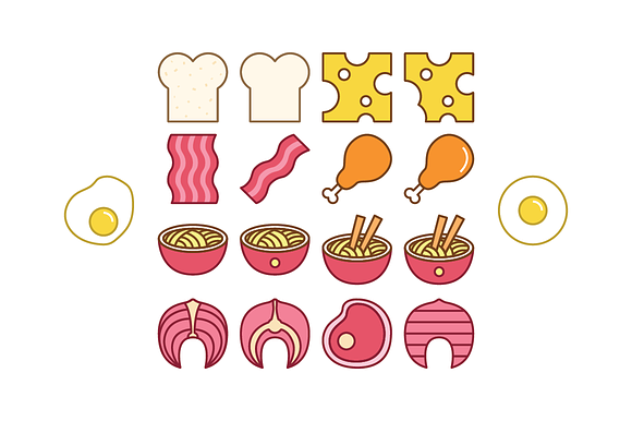 Food Icon Set in Japanese Icons - product preview 3