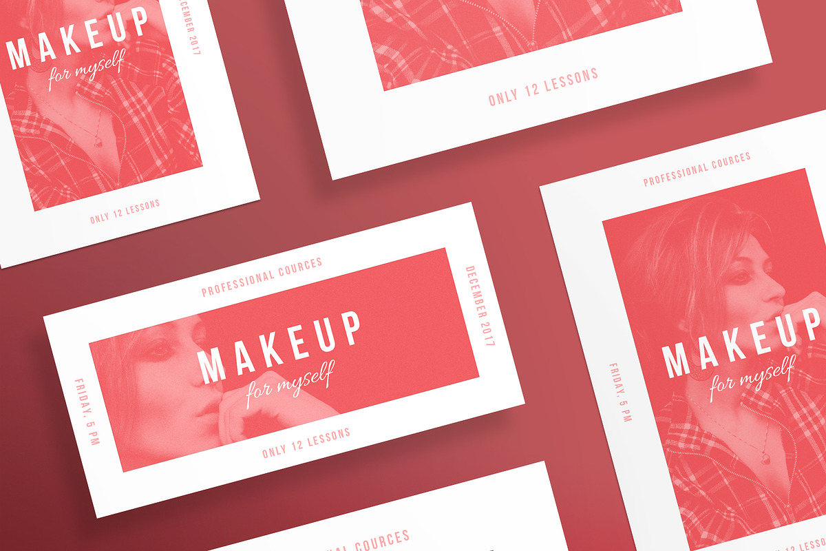 Flyers | Makeup For Myself in Flyer Templates - product preview 8