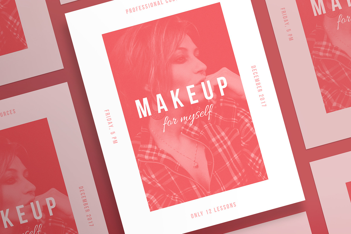 Posters | Makeup For Myself in Flyer Templates - product preview 8