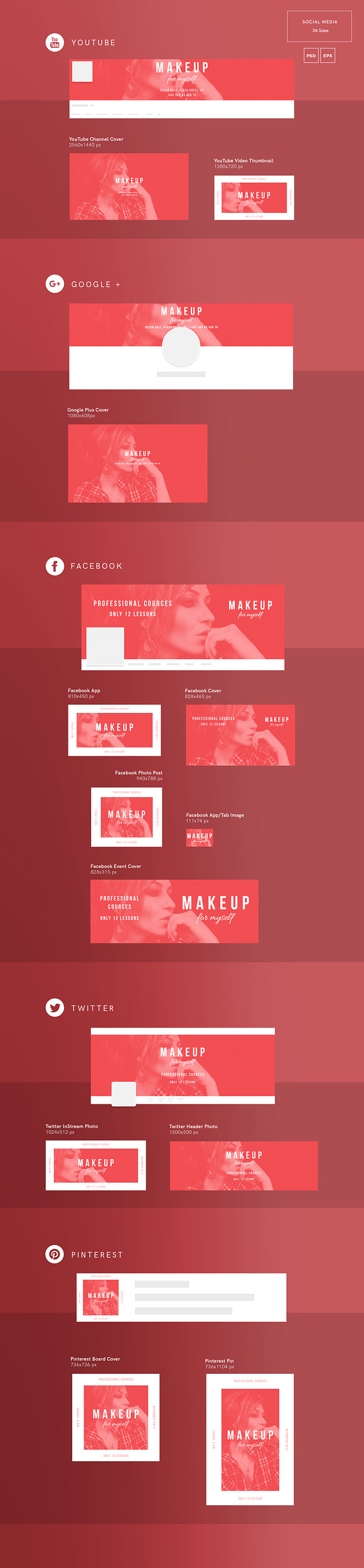 Promo Bundle | Makeup For Myself in Templates - product preview 7