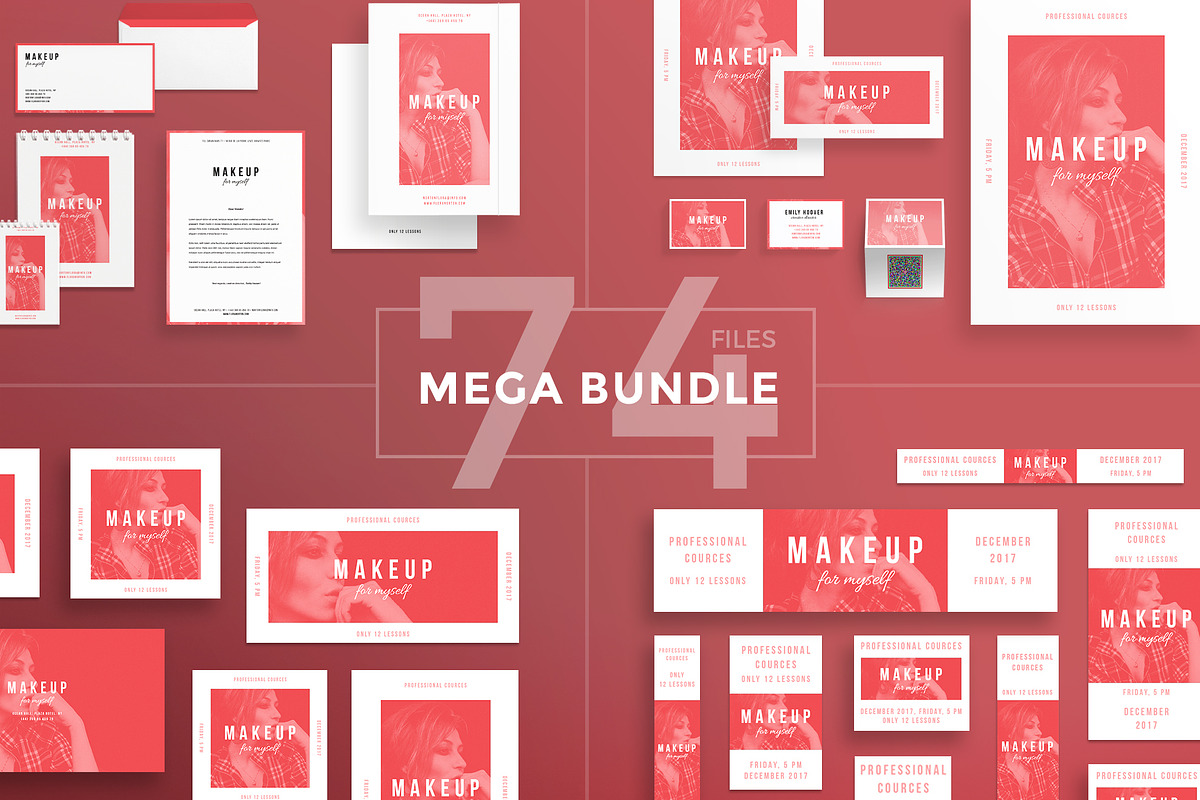 Mega Bundle | Makeup For Myself in Templates - product preview 8