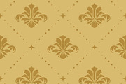 Seamless pattern background baroque